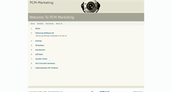 Desktop Screenshot of pcm-marketing.presentall.com